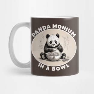 PandaMonium in a Bowl Mug